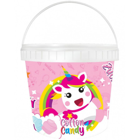 chi tiết Lolliboni Cukrová vata 50g kyblík Cotton Candy Strawberry (12)