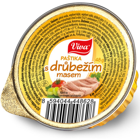 detail VIVA 48g Paštika s drůbežím masem (30)