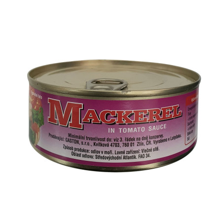 detail GIANA makrela 240g EO v tomatové omáčce