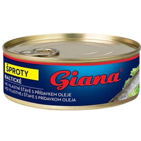 detail Giana Baltické šproty 240g v oleji (24)