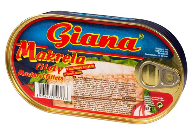 chi tiết GIANA makrela filety 170g v rajčatové omáčce (12)