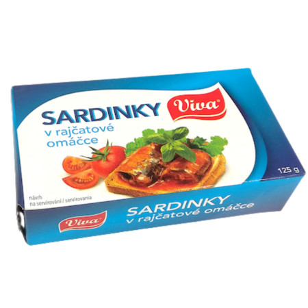 chi tiết Viva Sardinky 125g v rajčatové omáčce (12)