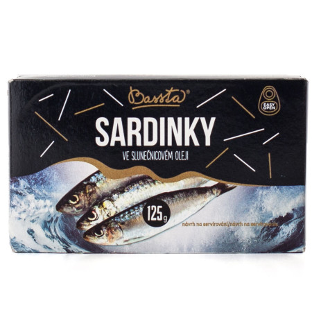 chi tiết Bassta Sardinky ve slunečnicovém oleji 125g (24)