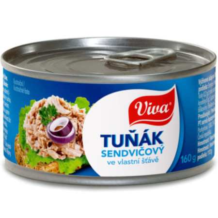 chi tiết VIVA Tuňák ve vlastní šťávě 160g (24)