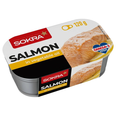 detail SOKRA 120g Losos v rostlinném oleji (11)