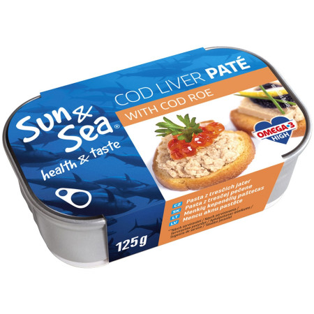 chi tiết SUN SEA 125g Pasta z tresčích jater (12)