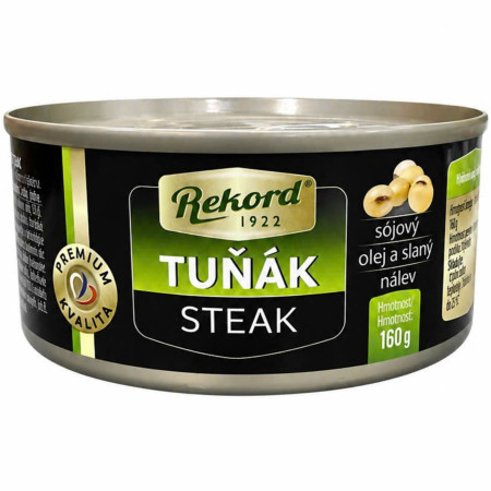detail Rekord Tuňák steak 160g sójový olej a slaný nálev (24)