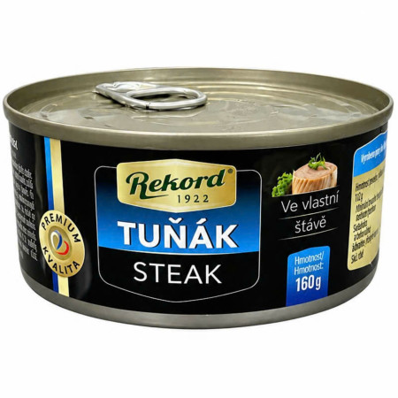 detail Rekord Tuňák steak 160g ve vlasní šťávě (24)