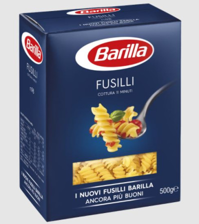 detail BARILLA těstoviny 500g fusilli