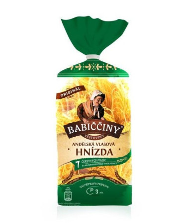 chi tiết Babiččiny těstoviny 250g andělská vlasová hnízda (10)