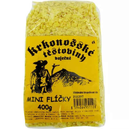 chi tiết Krkonošské těstoviny vaječné 400g mini flíčky (Senfood) (12)