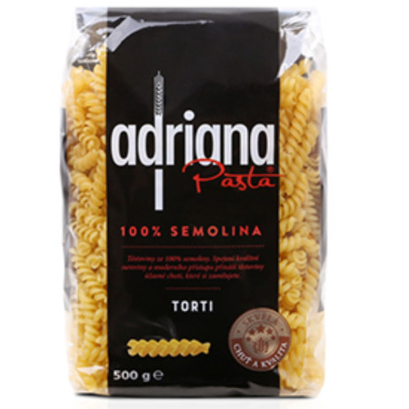 chi tiết Adriana těstoviny 500g Semolina Torti (vřetena) (12)
