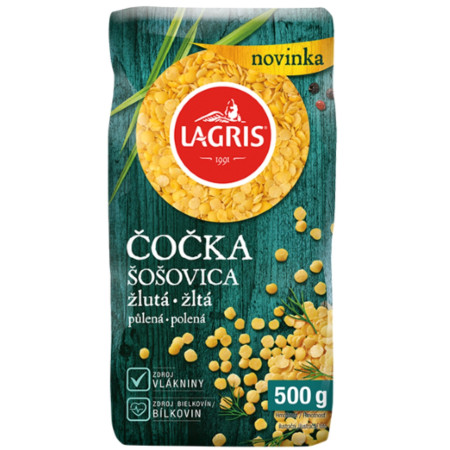 detail LAGRIS Čočka žlutá půlená 500g (12)
