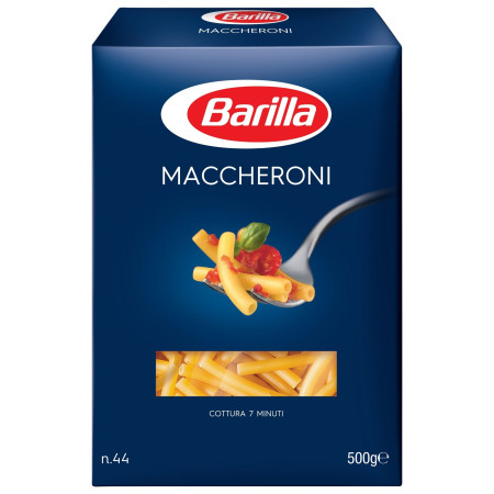 chi tiết BARILLA těstoviny 500g Maccheroni (kolínka) (24) Trvan. 31/12/2025