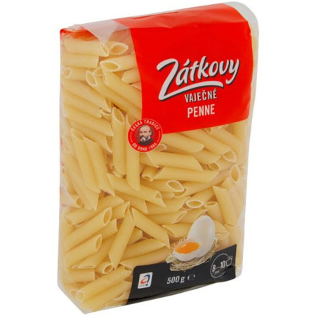 detail Zátkovy těstoviny vaječné 500g Penne (10)