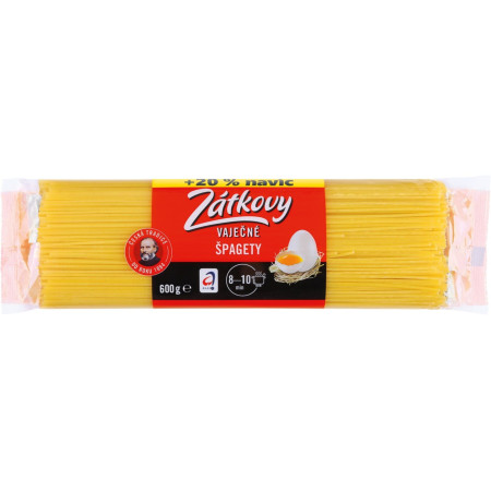 detail Zátkovy těstoviny vaječné 600g špagety (20)