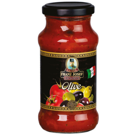 chi tiết F.J.KAISER omáčka na těstoviny 370ml / 350g Olive