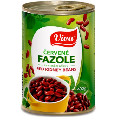 chi tiết VIVA Fazole červené ve slaném nálevu 400g (12)