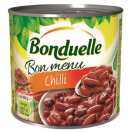 chi tiết Bonduelle 425ml/400g bon menu Chilli (fazole)