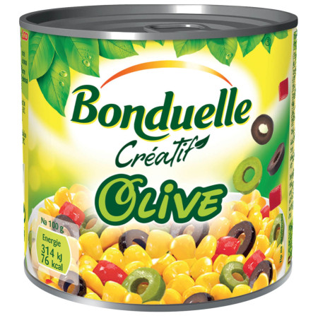 detail Bonduelle 425ml/400g trio Olive