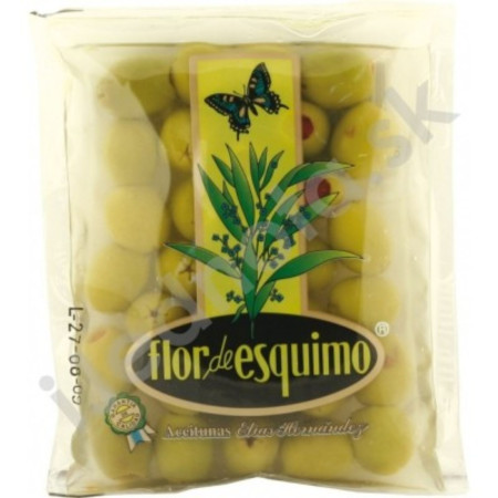 chi tiết Flor De Esquimo Olivy zelené plněné paprikou 180g (48)