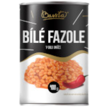 detail Bassta Bílé fazole v chilli omáčce 400g (12)