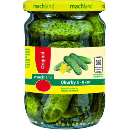 detail Machland Okurky 5-8cm 540g / 300g (12)