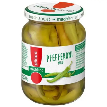 detail Machland Pfefferoni mild 370ml / 320g / 145g (12)