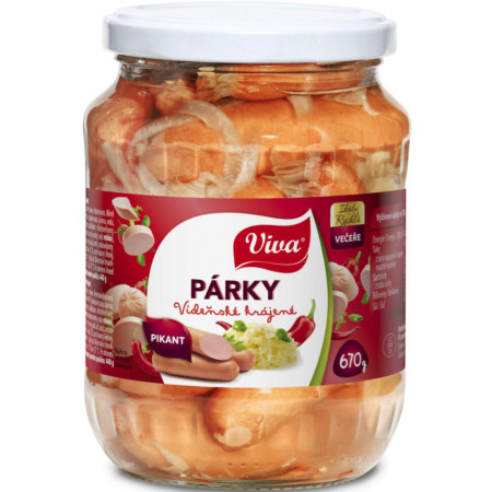 detail VIVA Párky Vídeňské krájené 670g (8)