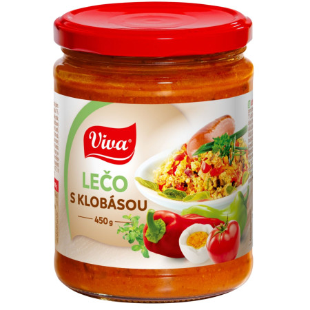 detail VIVA Lečo s klobásou 450g sklo (8)