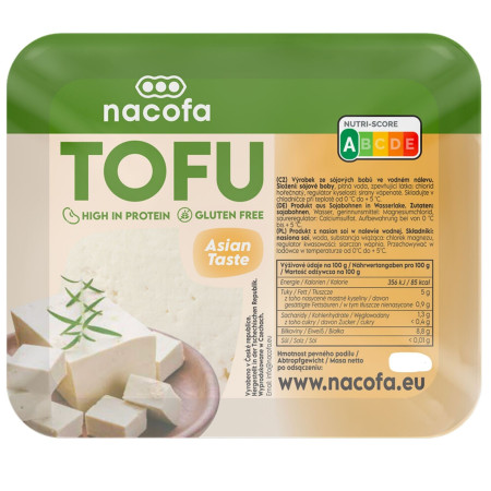 chi tiết Nacofa Tofu 450g / 600g (Dau Phu)