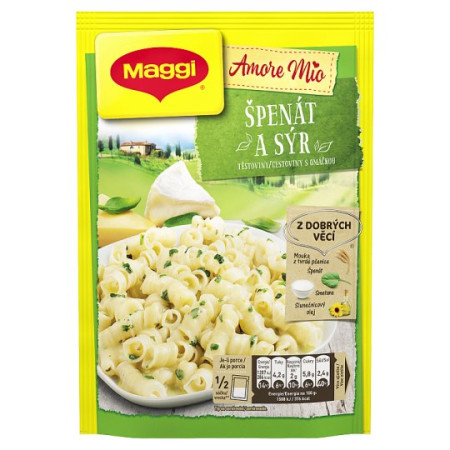 detail MAGGI Amore mio 152g Špenát+sýr (14)