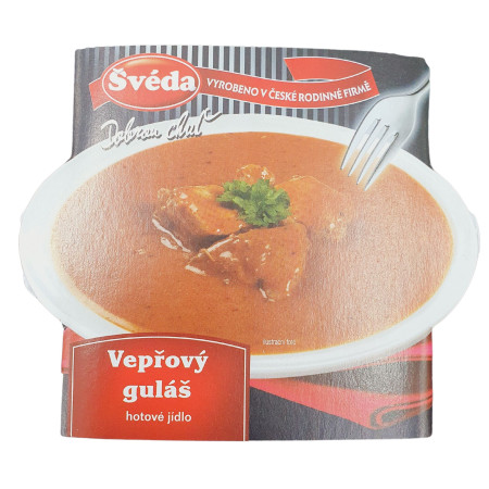 detail ŠVÉDA Vepřový guláš 320g (6)