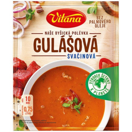 detail VITANA Gulášová svačinová polévka 95g (10)