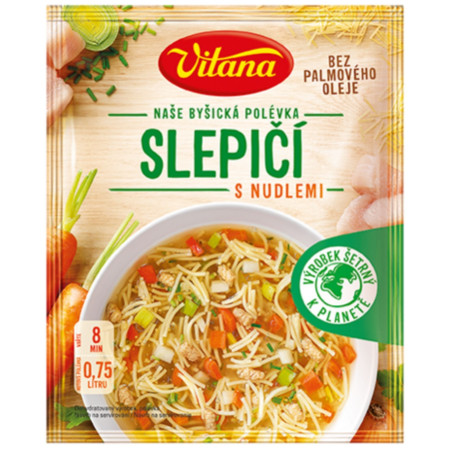 detail VITANA Polévka slepičí s nudlemi 47g (11)