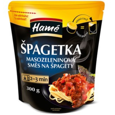 detail HAMÉ Hotové jídlo 300g sáček - Špagetka (12)