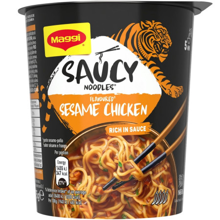 chi tiết MAGGI 5min Cup Sesame Chicken nudle 75g