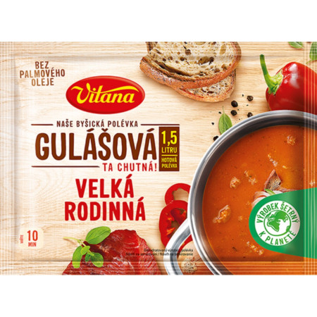 chi tiết VITANA Velká Rodina Polévka Gulášová 184g (18) H