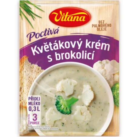 detail VITANA Polévka Poctivá Květáková s brokolicí 74g (23) H Trvan. 11/2026