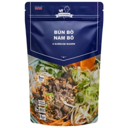 chi tiết Lyo Kitchen Bun bo s kuřecím masem 91g - hotové jídlo