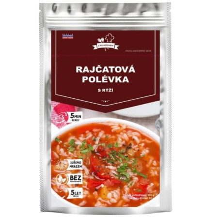detail Lyo Kitchen Rajčatová polévka s rýži 50g H