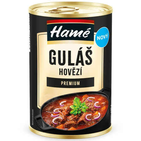 detail HAMÉ hotové jídlo 400g Guláš hovězí premium (10)