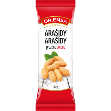 detail Dr.ENSA arašídy pražené solené 60g (25)