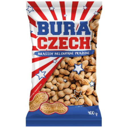 chi tiết IBK arašídy neloupané 400g BURACZECH (30)