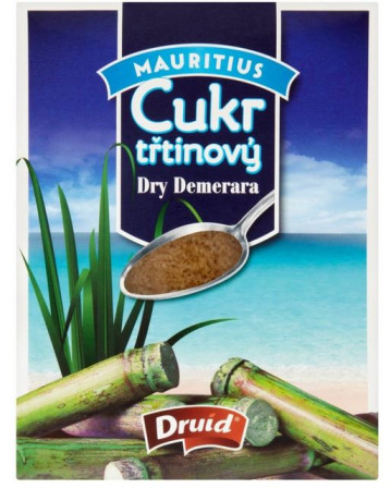 detail Druid cukr třtinový 400g Dry Demerara Premium - krabička