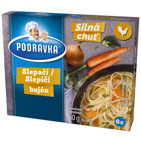 detail Podravka bujón kostky 60g Slepičí (15)