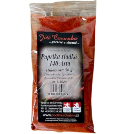 detail Jiří Červenka Paprika sladká 140 Asta 50g (20)
