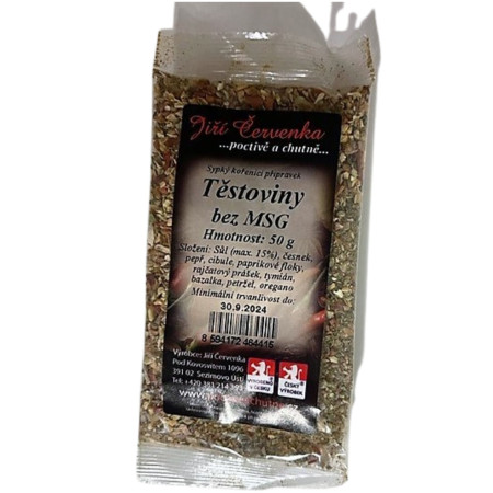 detail Jiří Červenka Těstoviny bez MSG 50g (20)
