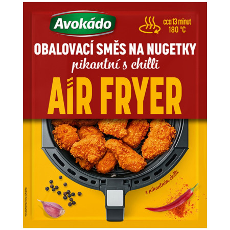 chi tiết AVOKADO Air Fryer 68g obalovací směs na nugety pikantní s chilli (15)