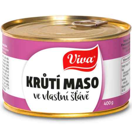 detail VIVA 400g Krůtí maso ve vlastní šťávě (8)